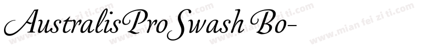 AustralisProSwash Bo字体转换